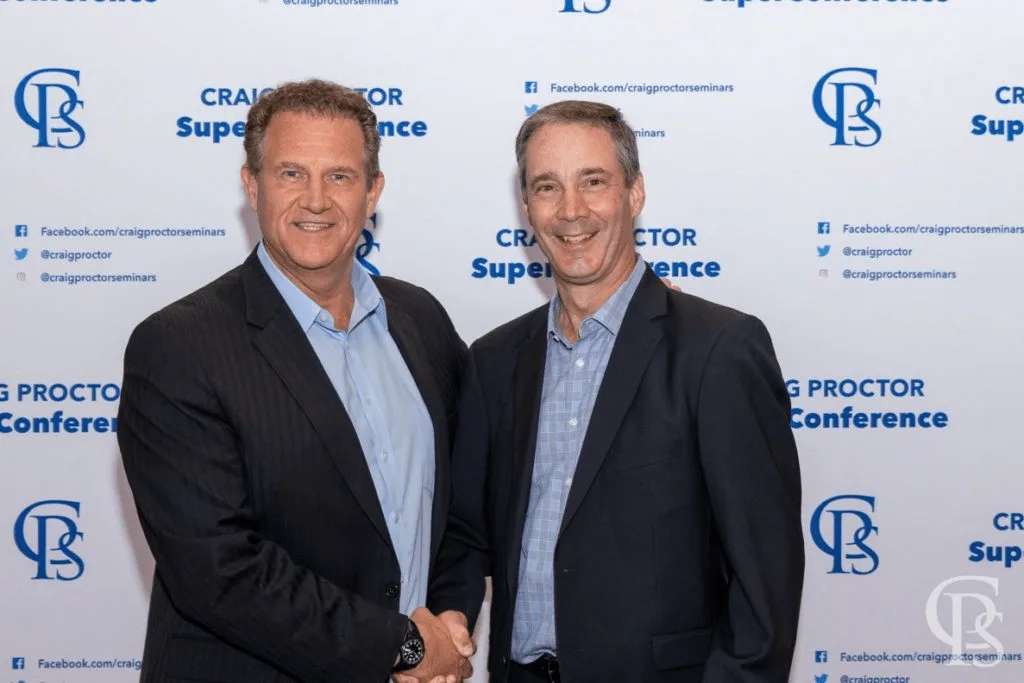 Craig Proctor and SuccessWebsite President Stephen Raitt